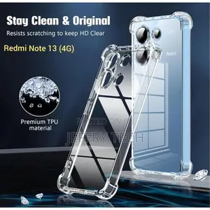 Xiaomi Redmi Note 13 4g (Not 5g) Soft Crystal Clear/Transparent Phone