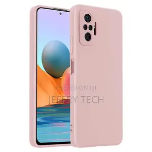 Silicone Phone Cover for Xiaomi Redmi Note 10 - Pink, Anti-Fingerprint