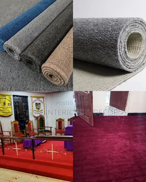 Beige/Grey Wall to Wall Carpets in Lox Office Carpets