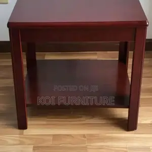 Coffee Table; Square Executive Modern Classic Wooden Coffee Table
