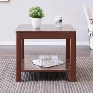 Coffee Table; Square Executive Modern Classic Wooden Coffee Table