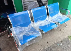 Blue Customer Care Waiting Bench