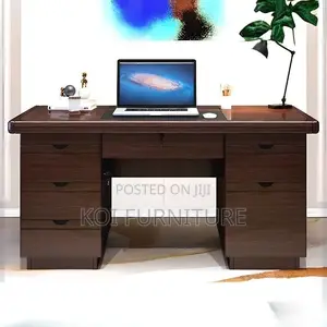 Office Desk; Home Office 1.4m Mahogany Executive Destop Desk