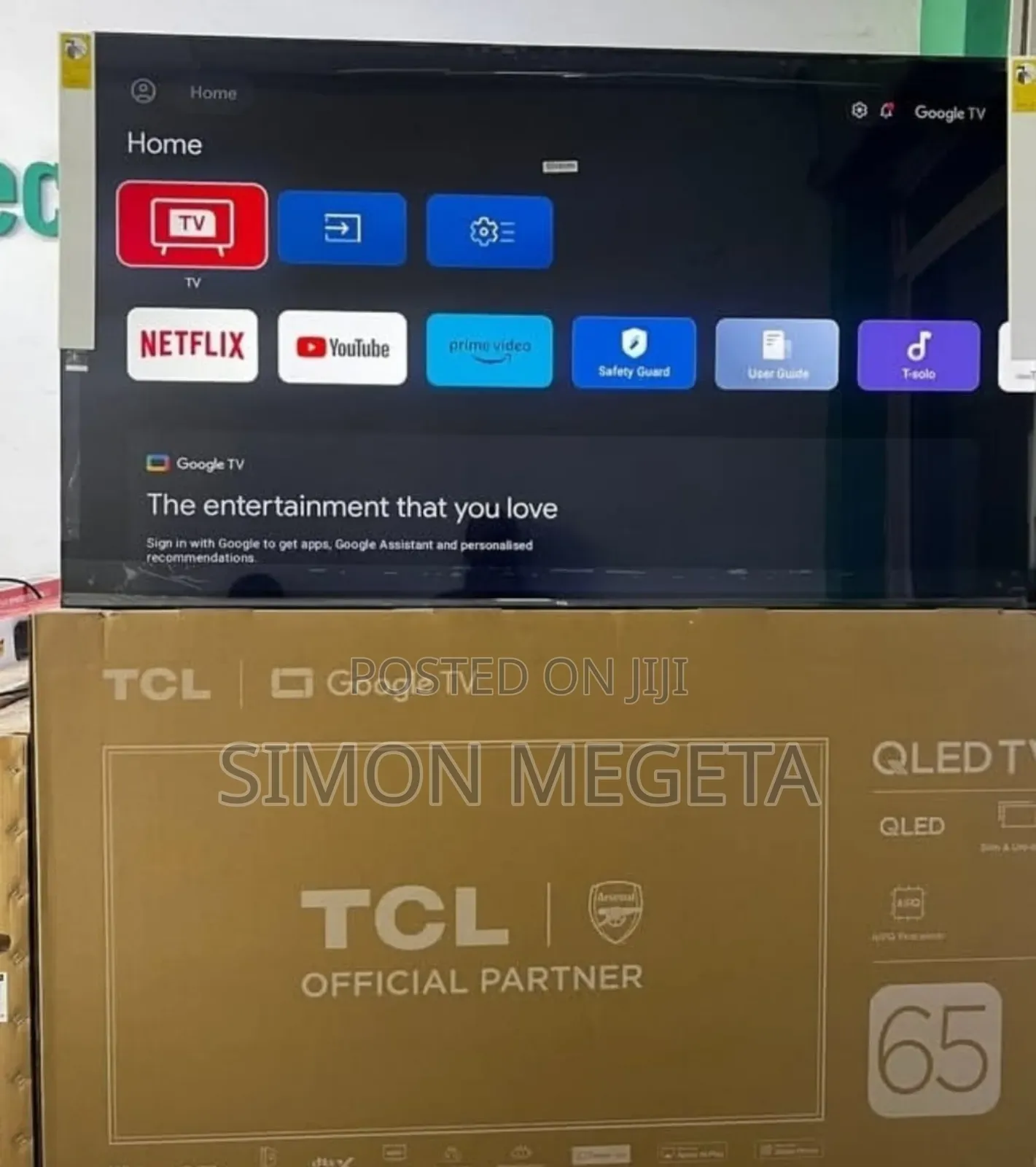 Bluetooth Enabled Tcl 65 Inch Qled Google Tv