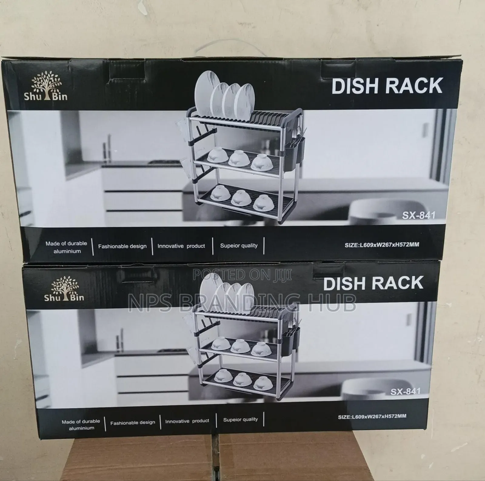 3 Tier Heavy Futy Plastic Dish Rack Ao