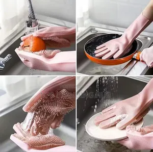 Silicone Washing Gloves Pair Ao