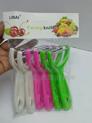 Stainless Steel Peeler With Plastic Handle Set Of 6 Pcs Ao