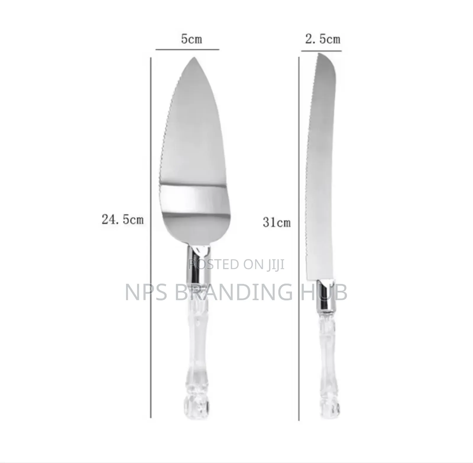 Stainless Steel Cake Cutter And Pie Spatuls Per Set Ao