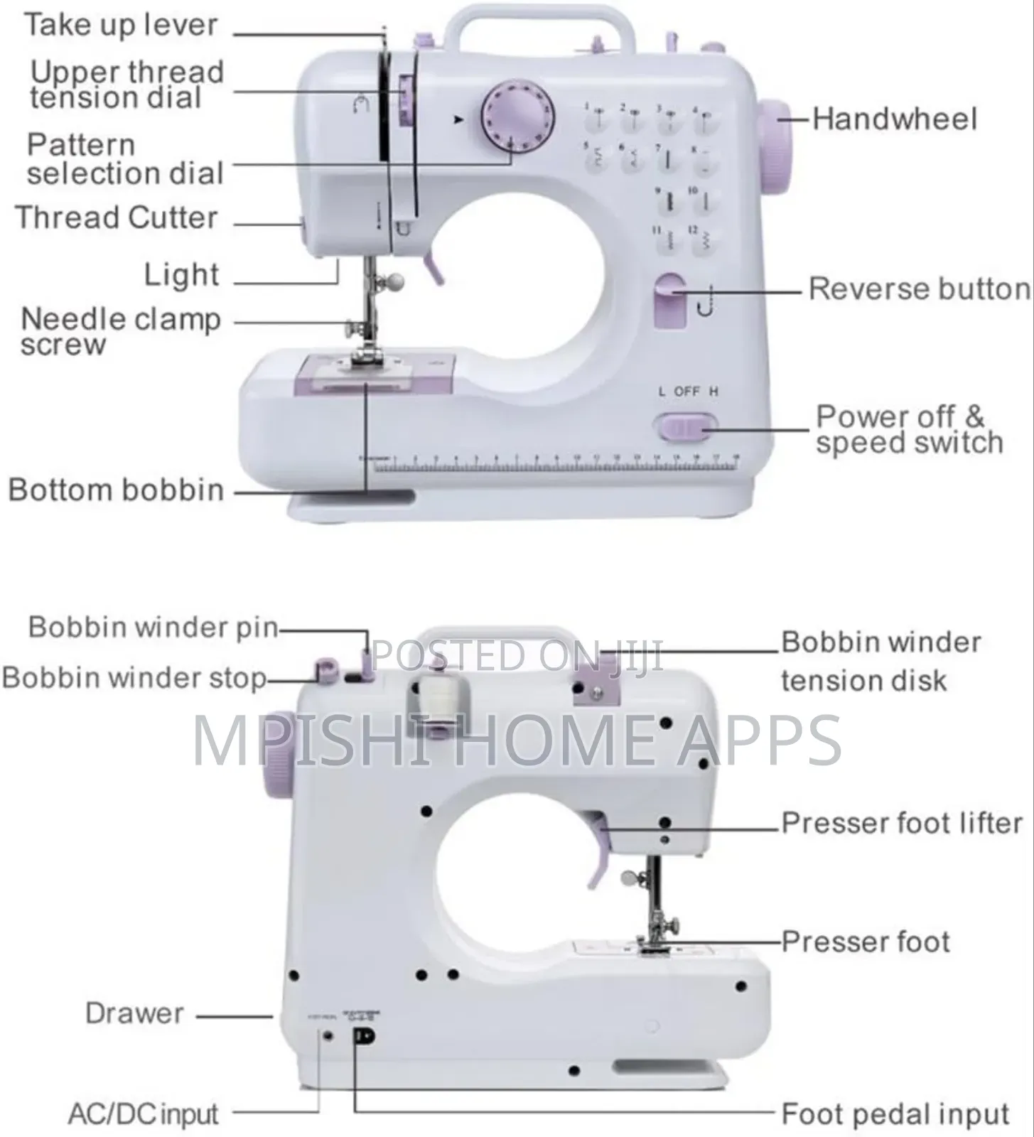 Multifunction Mini Sewing Machine