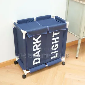 Laundry Basket With Wheels. 2 Inserts