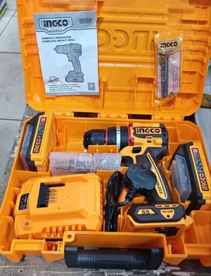 Brand New Rechargeable Ingco 20v Brushless Drill/Brushless Drill