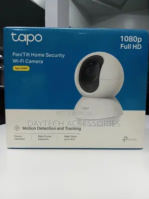 Tp-Link Tapo C200c – 1080p 2mp Pan/Tilt Home Security Wi-Fi Camera.