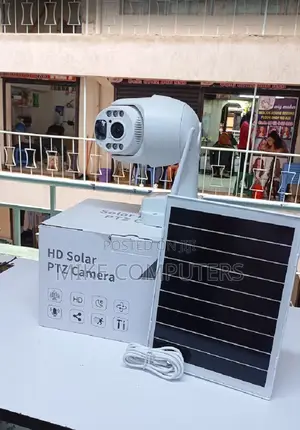 Ubox Single Lens 4g Solar PTZ Camera With 360° PTZ Rotation