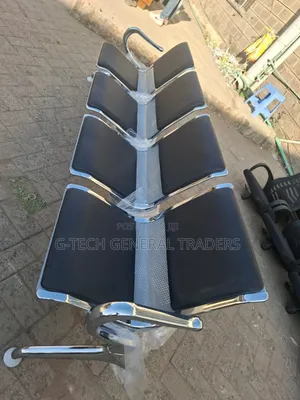 4-Seater Luxurious Padded Executive Waiting Bench