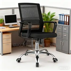 Adjustable Swivel Captain Mesh Study Chair