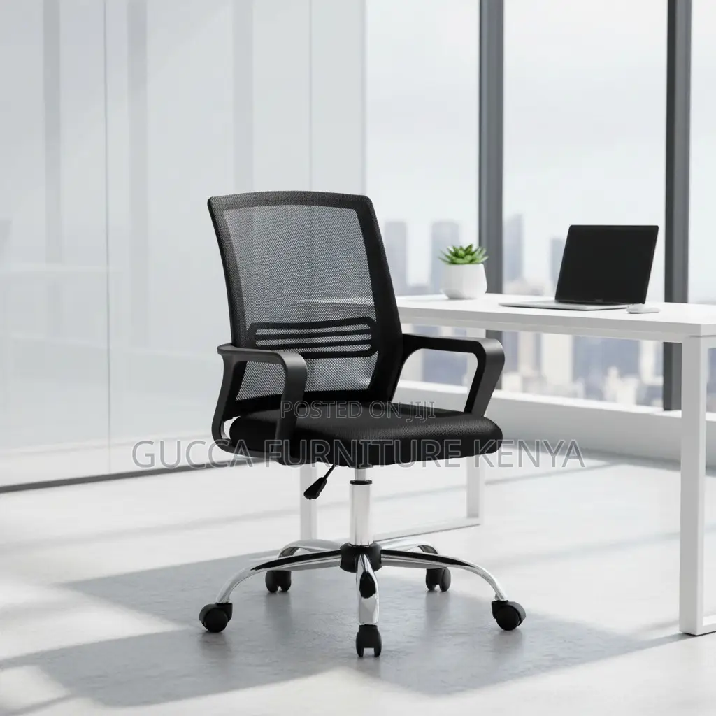 Adjustable Swivel Captain Mesh Study Chair