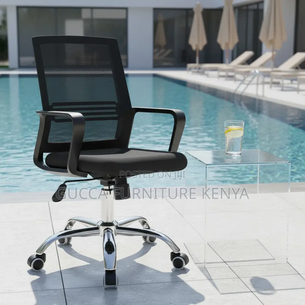 Adjustable Swivel Captain Mesh Study Chair