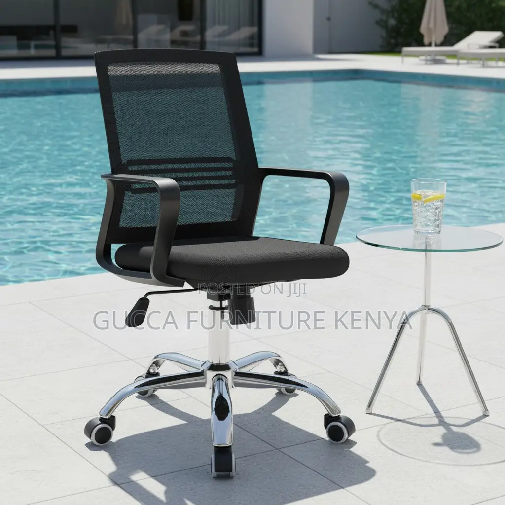 Adjustable Swivel Captain Mesh Study Chair