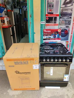 Ramtons 3g+1e 60x60 Silver Cooker - Rc/806