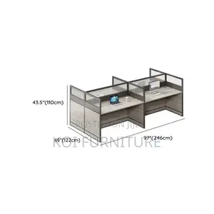 Office Workstation; Four Way Collaboration Office Workstation
