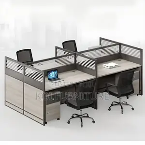 Office Workstation; Four Way Collaboration Office Workstation