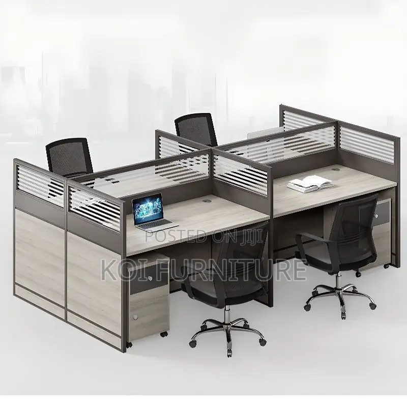 Office Workstation; Four Way Collaboration Office Workstation