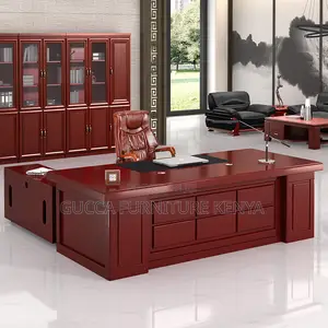 1.6m Executive Mahogany President Office Desk