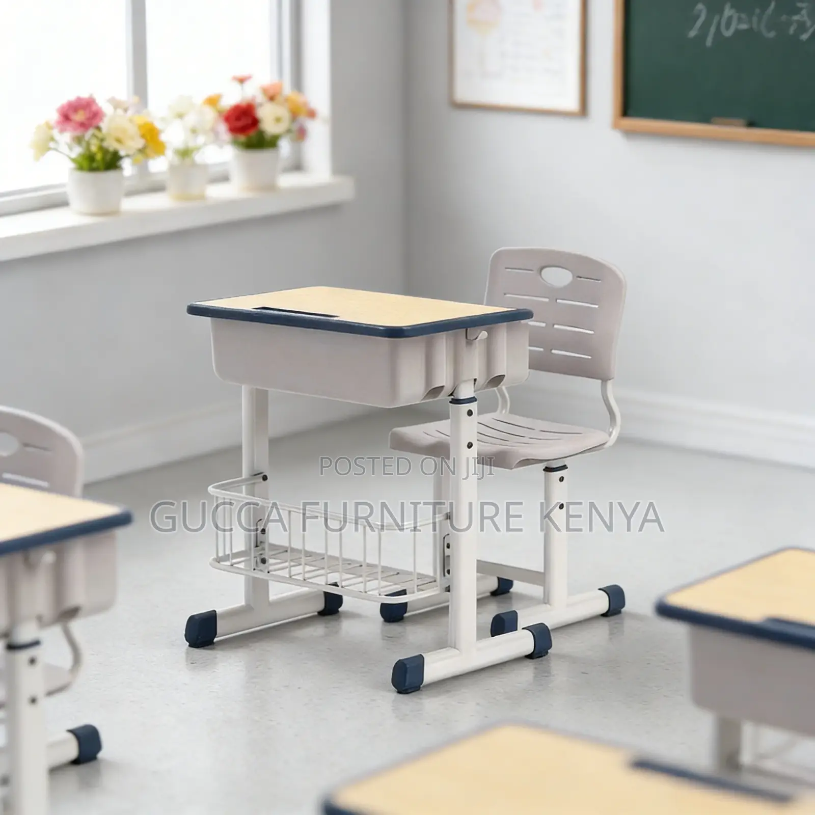 Imported Study Kid's Desk and Chair Set