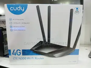 This Is a Cudy Lt400 4g Lte Simcard N300 Wi-Fi Router.