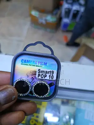 Kimik Camera Glitter Lens Protector Infinix Smart 9 and Tecno Pop 10.