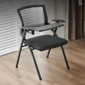 Office Chair; Conference Schooling Office Chair With Writing Pad