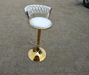 White Adjustable Counter Stools