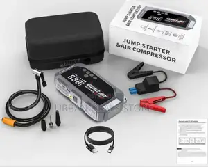 New Design High Power Digital Jump Starter With Air Compressor