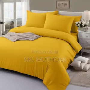 6pcs Cotton Plain Duvet Covers