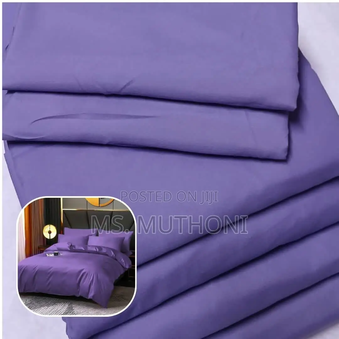 6pcs Cotton Plain Duvet Covers