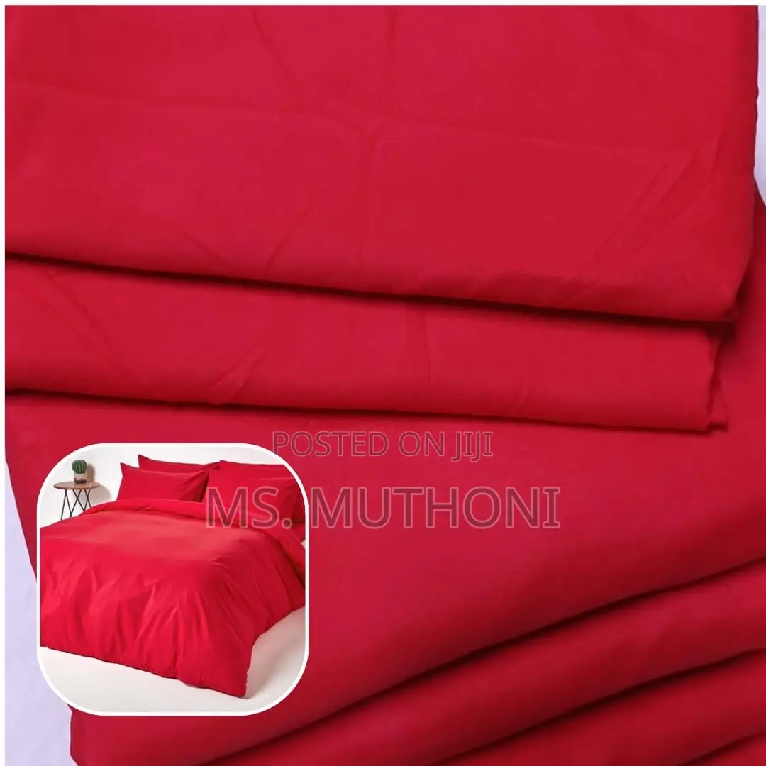 6pcs Cotton Plain Duvet Covers