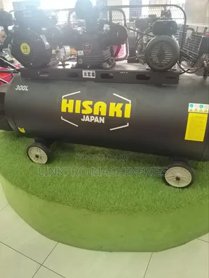 300 Litres 2 in 1 Hisaki Air Compressor With Diesel Engine