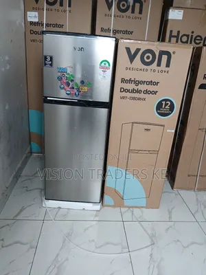 Von 138litres Double Door Direct Cool Refrigerator-Freezer