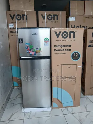 Von 138litres 2 Doors Direct Cool Refrigerator-Freezer