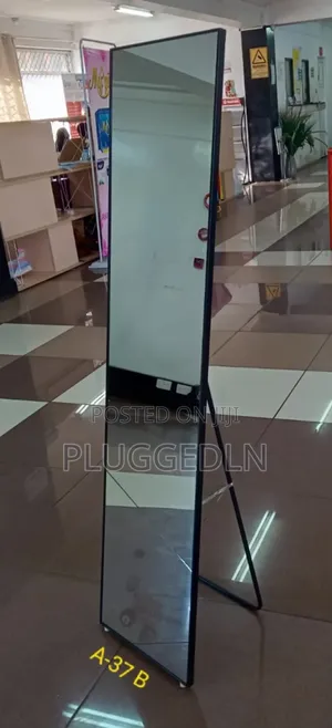 Executive Black Dressing Mirror .