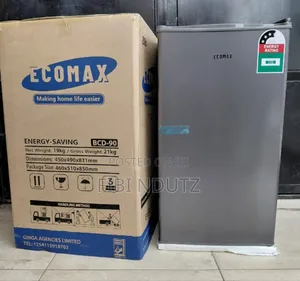 Ecomax 90 Litres Refrigerator Dark Silver/
