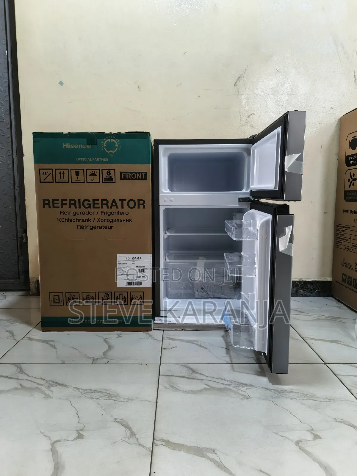 Hisense 91l Double Door Fridge