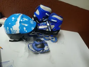 Roller Skates Set – Shoes, Helmet Guard in Different Colors 