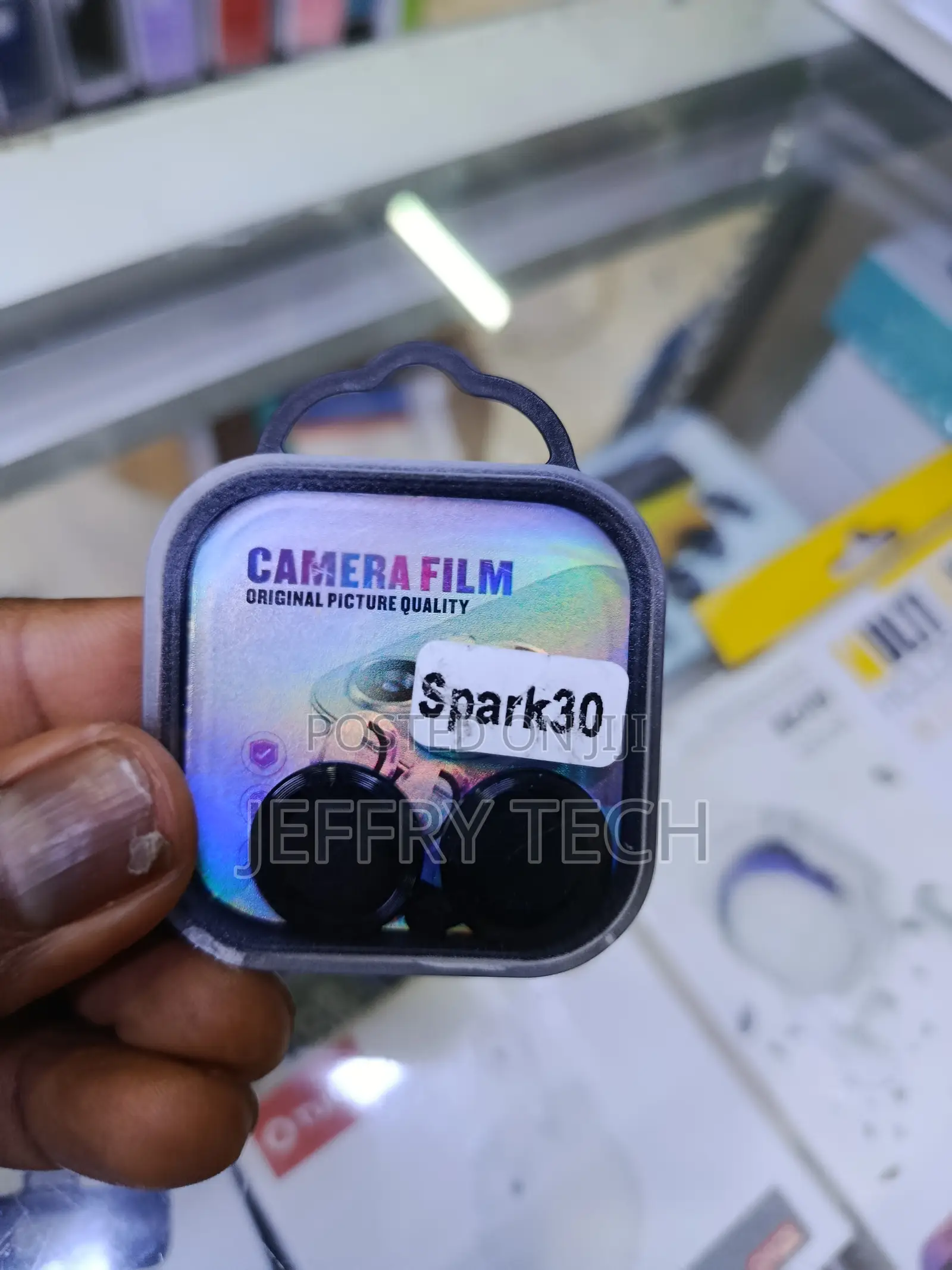 Moker Ring Camera Lens Protector Designed for Tecno Spark 30
