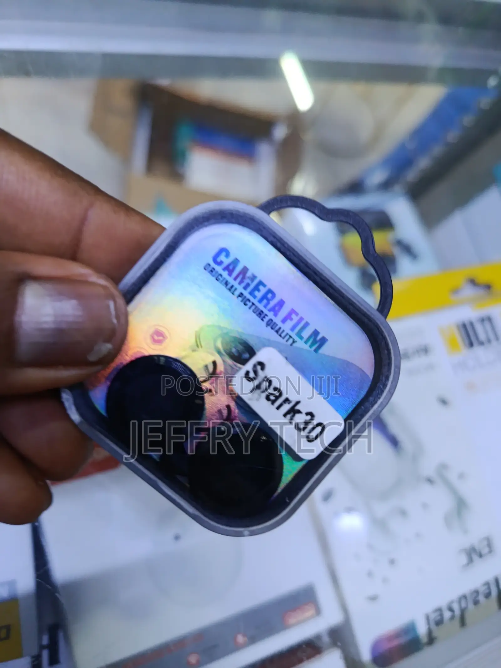 Moker Ring Camera Lens Protector Designed for Tecno Spark 30