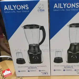 2 in 1 Ailyons Electric Blender With Grinder - 2 Litres