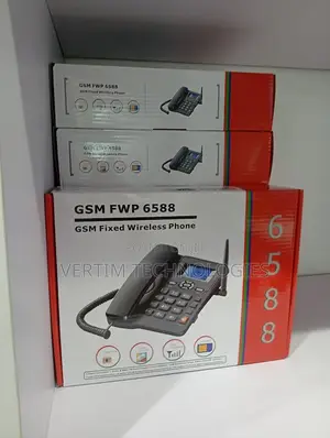Easy to Operate Dual Sim GSM Fixed Landline Desktop Phone
