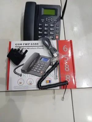 GSM 6588 Dual Sim GSM Fixed Landline Desktop Phone for Office Use