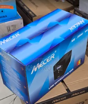 2kva 2000va Mecer Ups 12v9ah Battery With 6 Outlets