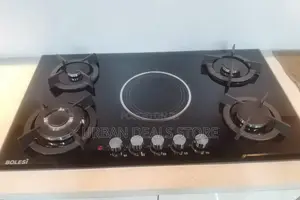 Bolesi 4-Burner Gas Hob + 1 Infrared Electric Hob